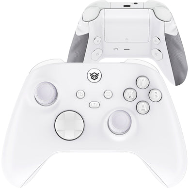 HEXGAMING ADVANCE Controller with Adjustable Triggers for XBOX, PC, Mobile - White ABXY Labeled HexGaming