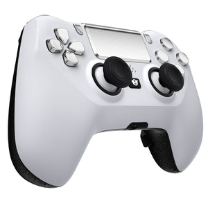 HEXGAMING HYPER Controller for PS4, PC, Mobile - White Silver HexGaming