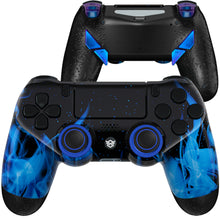 Load image into Gallery viewer, HEXGAMING NEW EDGE Controller for PS4, PC, Mobile - Blue Flame Chameleon
