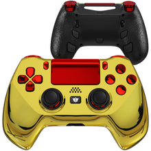 Load image into Gallery viewer, HEXGAMING HYPER Controller for PS4, PC, Mobile - Chrome Gold Red
