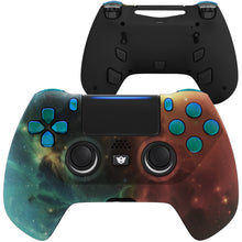 Load image into Gallery viewer, HEXGAMING HYPER Controller for PS4, PC, Mobile - Chameleon Green Sky
