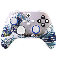 Load image into Gallery viewer, HEXGAMING ULTRA X Controller for XBOX, PC, Mobile - The Great Wave ABXY Labeled
