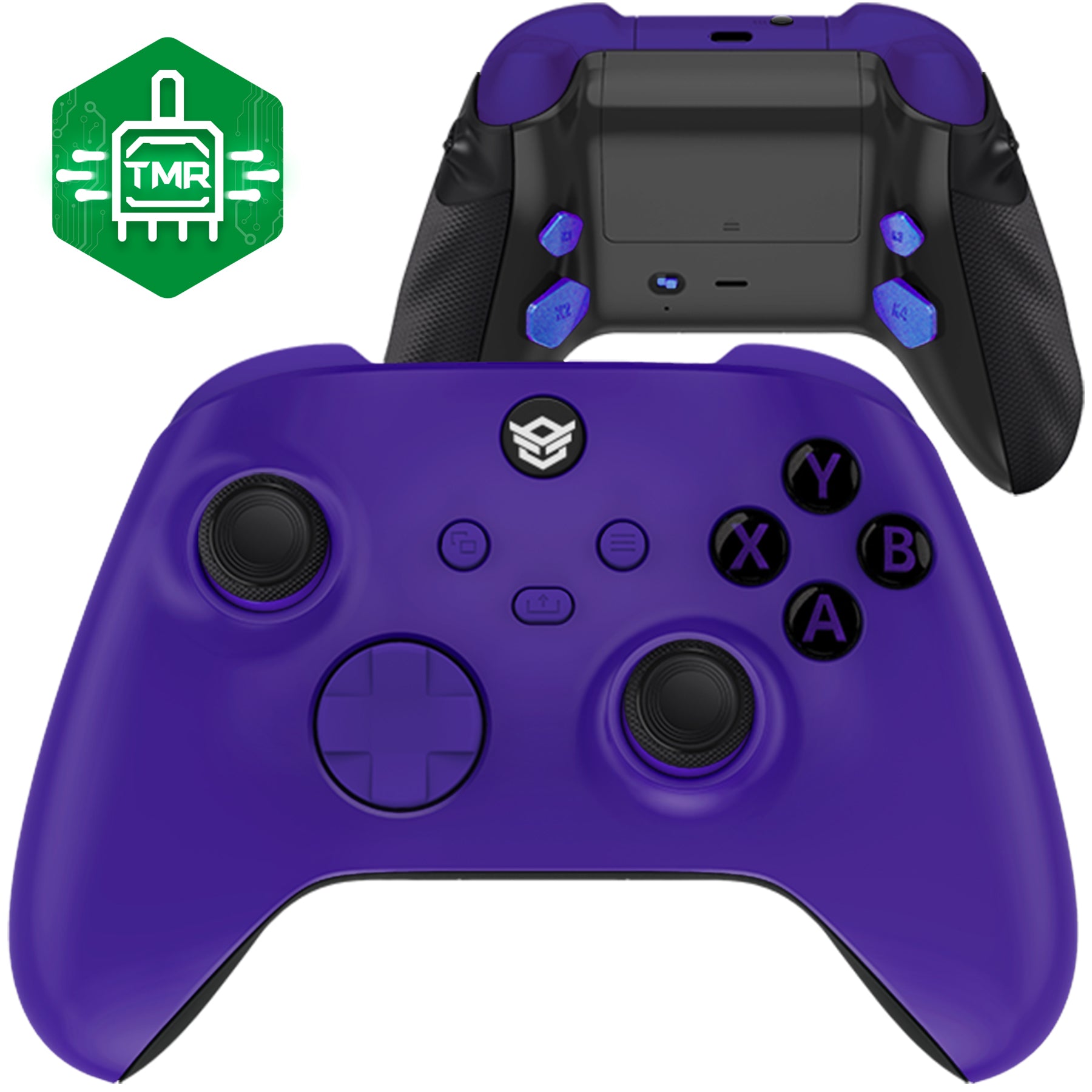 ADVANCE Controller with TMR Joysticks & Adjustable Triggers for XBOX, PC, Mobile - Purple