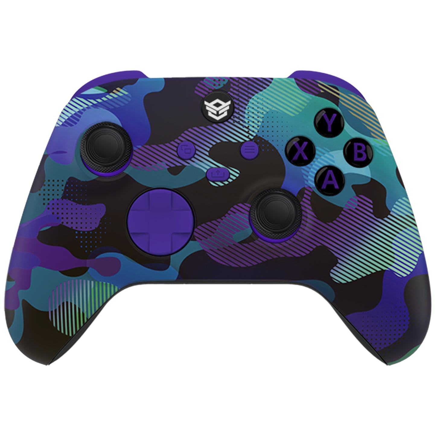 HEXGAMING ADVANCE Controller with TMR Joysticks & Adjustable Triggers for XBOX, PC, Mobile - Monster camouflage BPG
