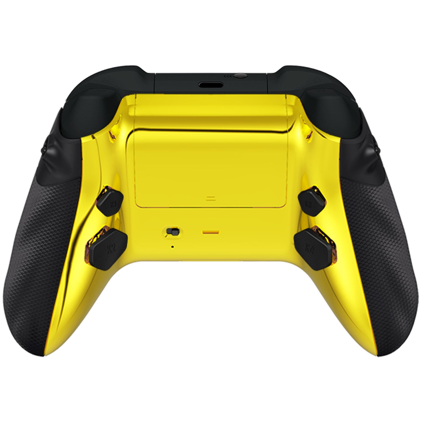 HEXGAMING ADVANCE Controller with TMR Joysticks & Adjustable Triggers for XBOX, PC, Mobile - Black Golden Waves