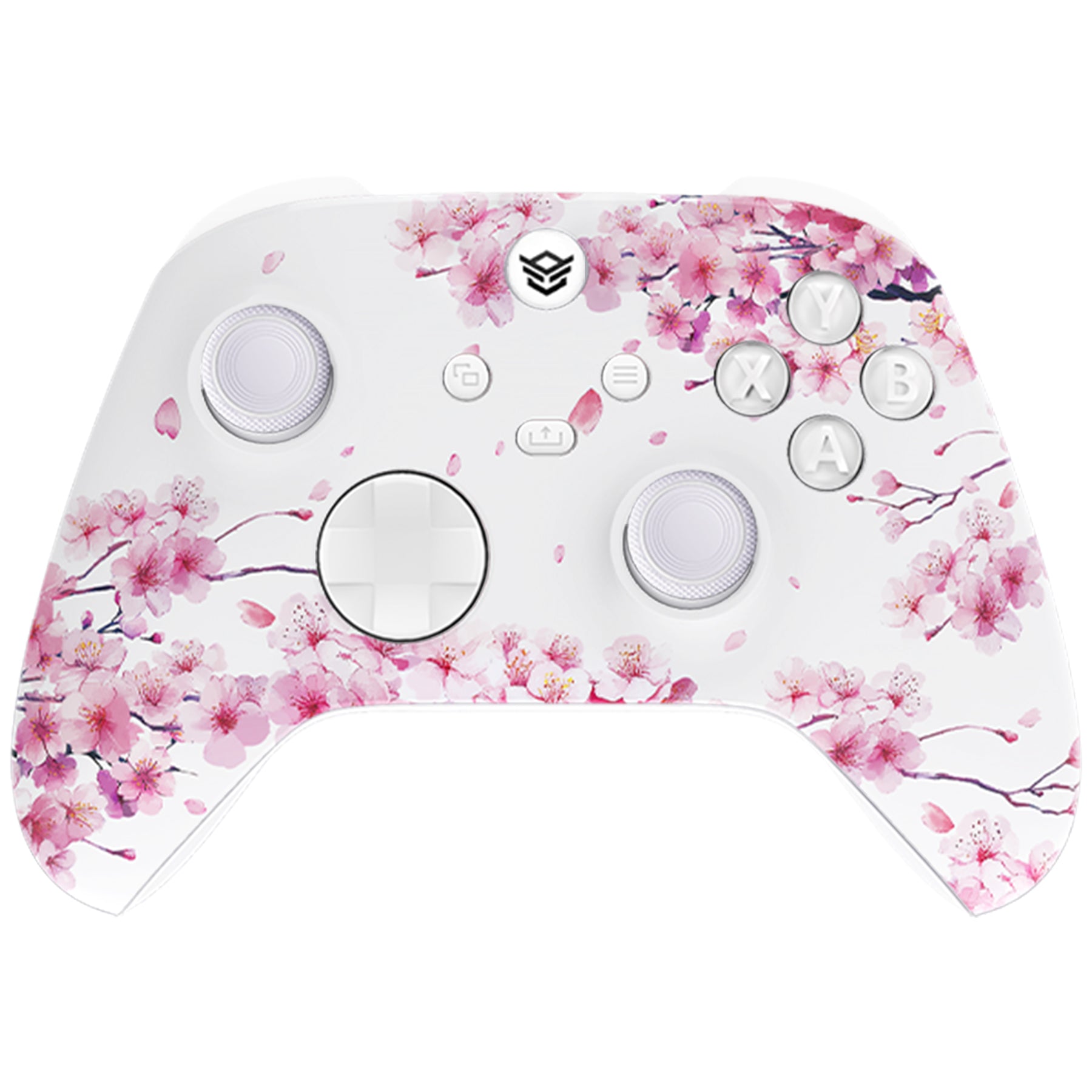 HEXGAMING ADVANCE Controller with TMR Joysticks & Adjustable Triggers for XBOX, PC, Mobile - Cherry Blossom Whisper