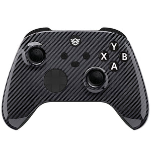 HEXGAMING ADVANCE Controller with Adjustable Triggers for XBOX, PC, Mobile- Silver Graphite Pattern ABXY Labeled
