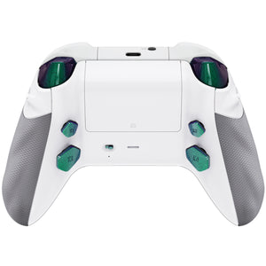 HEXGAMING ADVANCE Controller with Adjustable Triggers for XBOX, PC, Mobile - White 100 Cash ABXY Labeled