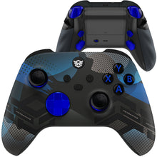 Load image into Gallery viewer, HEXGAMING ADVANCE Controller with Adjustable Triggers for XBOX, PC, Mobile- Samurai Blue ABXY Labeled
