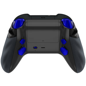 HEXGAMING ADVANCE Controller with Adjustable Triggers for XBOX, PC, Mobile- Samurai Blue ABXY Labeled