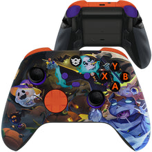 Load image into Gallery viewer, HEXGAMING ADVANCE Controller with Adjustable Triggers for XBOX, PC, Mobile - Halloween Candy Night ABXY Labeled
