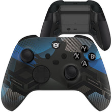 画像をギャラリービューアに読み込む, HEXGAMING ADVANCE Controller with FlashShot for XBOX, PC, Mobile - Samurai Blue ABXY Labeled
