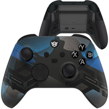 Load image into Gallery viewer, HEXGAMING ADVANCE Controller with FlashShot for XBOX, PC, Mobile - Samurai Blue ABXY Labeled
