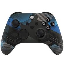 Load image into Gallery viewer, HEXGAMING ADVANCE Controller with FlashShot for XBOX, PC, Mobile - Samurai Blue ABXY Labeled
