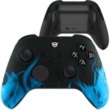 Load image into Gallery viewer, HEXGAMING ADVANCE Controller with FlashShot for XBOX, PC, Mobile - Blue Flame ABXY Labeled
