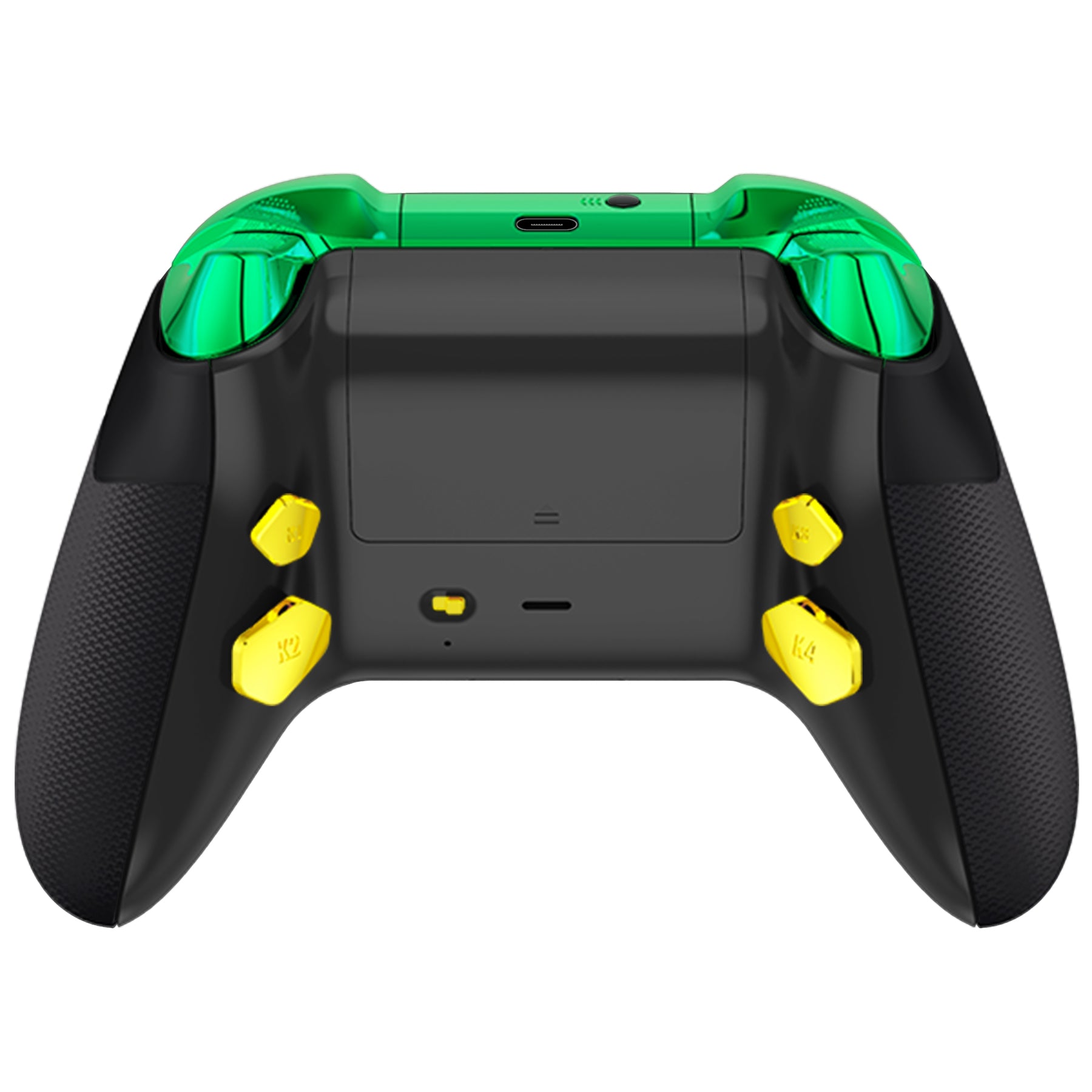 HEXGAMING ADVANCE Controller with FlashShot for XBOX, PC, Mobile - Green Weeds ABXY Labeled