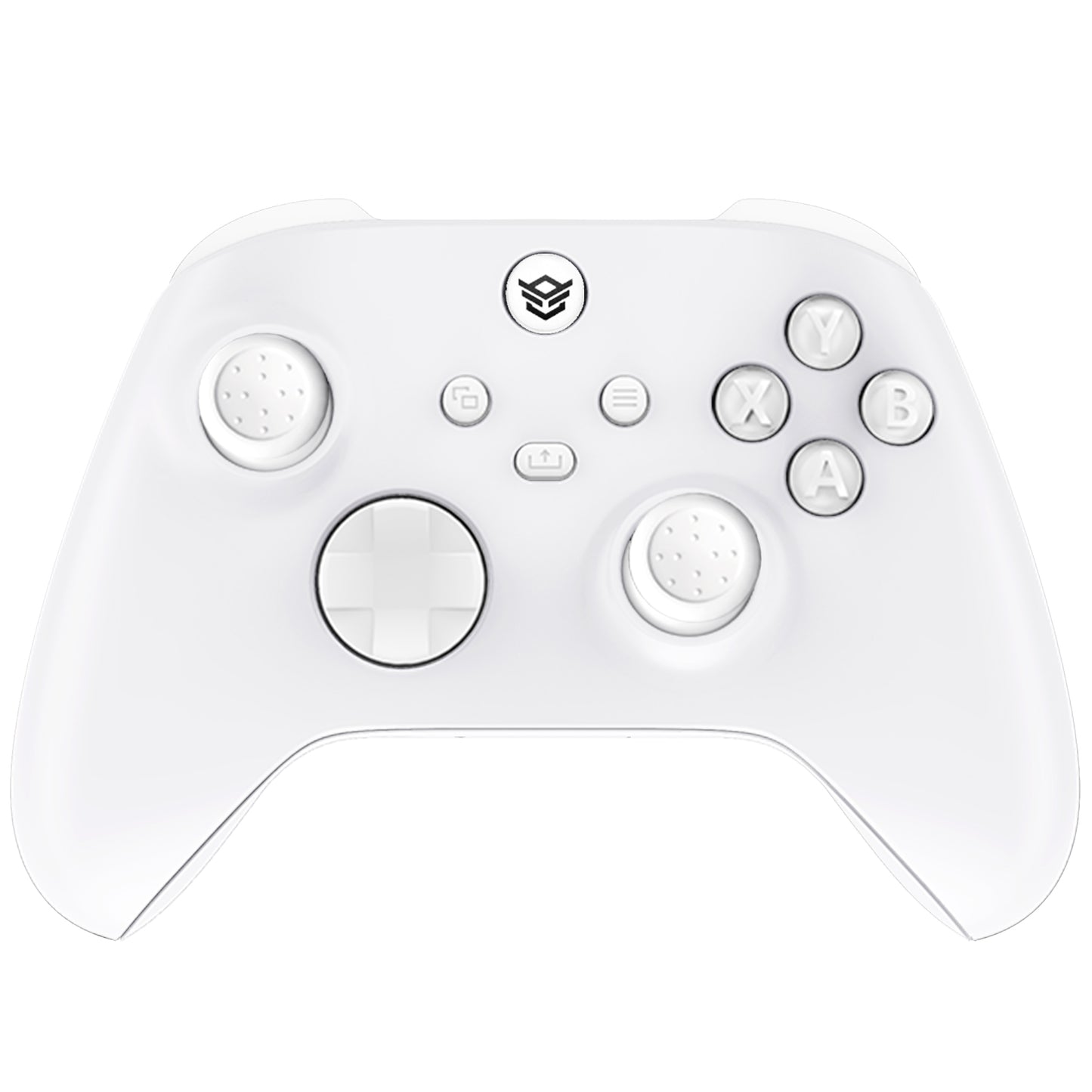 HEXGAMING ADVANCE Controller with FlashShot for XBOX, PC, Mobile - White ABXY Labeled