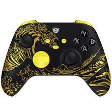 Load image into Gallery viewer, ADVANCE Controller with Adjustable Triggers for XBOX, PC, Mobile - Black Golden Waves
