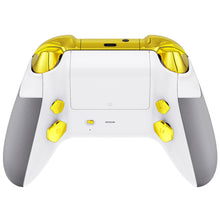 Load image into Gallery viewer, HEXGAMING ADVANCE Controller with FlashShot for XBOX, PC, Mobile - White Golden Waves ABXY Labeled
