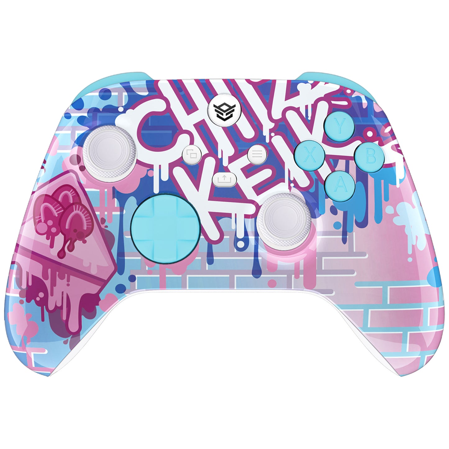 Cheesecake Graffiti Custom Art ADVANCE with TMR Joysticks Compatible with Xbox Series X/S by Chiizkeik