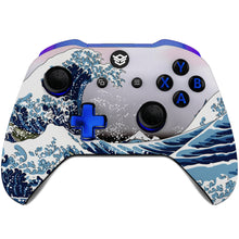 Cargar imagen en el visor de la galería, HEXGAMING BLADE Controller for XBOX, PC, Mobile - The Great Wave ABXY Labeled
