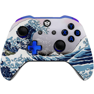 HEXGAMING BLADE Controller for XBOX, PC, Mobile - The Great Wave ABXY Labeled