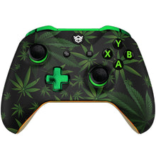 Load image into Gallery viewer, HEXGAMING BLADE Controller for XBOX, PC, Mobile - Green Weeds ABXY Labeled
