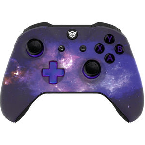 HEXGAMING BLADE Controller for XBOX, PC, Mobile- Nubula Galaxy ABXY Labeled