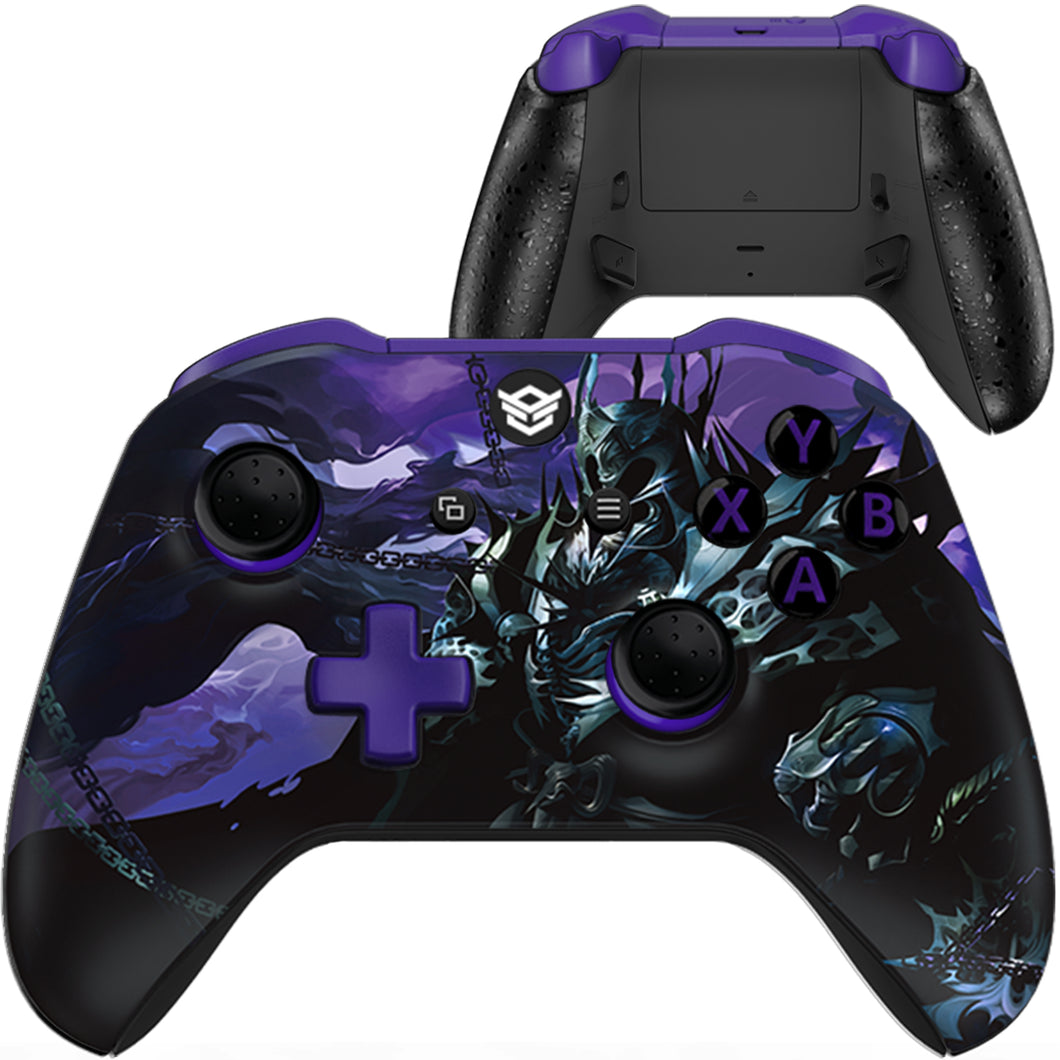 HEXGAMING BLADE Controller for XBOX, PC, Mobile- Chaos Knight ABXY Labeled
