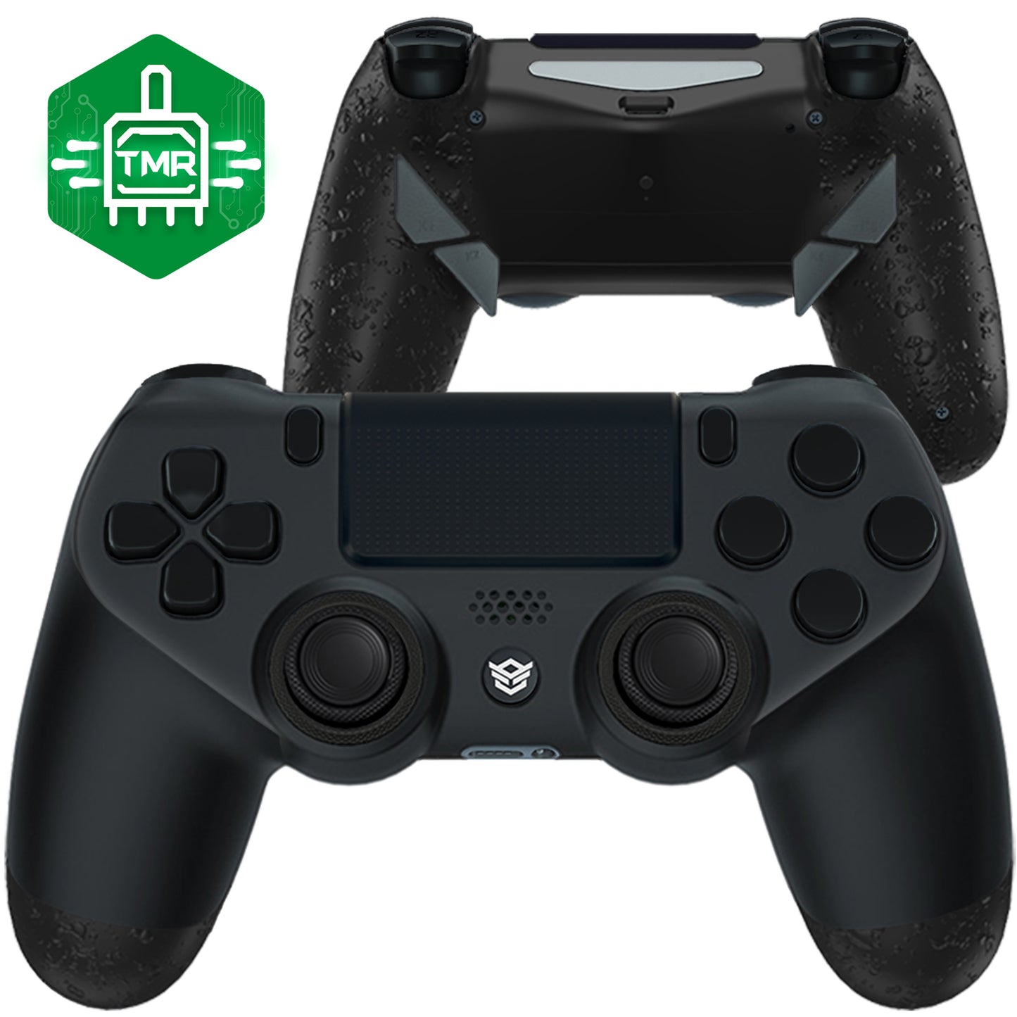 HEXGAMING NEW EDGE Controller with TMR Joysticks for PS4, PC, Mobile - Textured Black