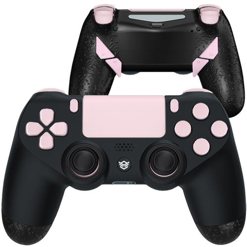 HEXGAMING NEW EDGE Controller for PS4, PC, Mobile - Black Cherry Blossoms Pink