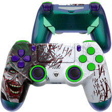 Cargar imagen en el visor de la galería, HEXGAMING NEW EDGE Controller for PS4, PC, Mobile - Clown Green Purple
