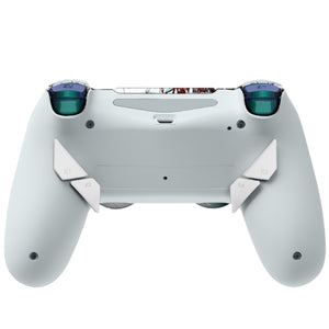 HEXGAMING NEW EDGE Controller for PS4, PC, Mobile - Clown Chameleon Green Chrome Silver