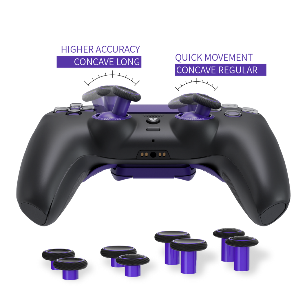 HEXGAMING RIVAL PRO 4 Mappable Back Buttons & Replaceable Joysticks & Flash  Shot Compatible with ps5 Pro Controller Wireless Gampad - Blue Flame