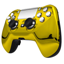 Load image into Gallery viewer, HEXGAMING HYPER Controller for PS4, PC, Mobile- Chrome Gold Silver
