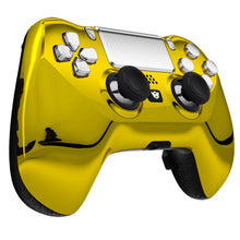 Load image into Gallery viewer, HEXGAMING HYPER Controller for PS4, PC, Mobile- Chrome Gold Silver
