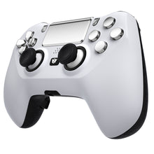 Load image into Gallery viewer, HEXGAMING HYPER Controller for PS4, PC, Mobile - White Silver HexGaming
