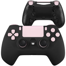 Cargar imagen en el visor de la galería, HEXGAMING HYPER Controller for PS4, PC, Mobile - Black Cherry Blossoms Pink
