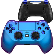 Load image into Gallery viewer, HEXGAMING HYPER Controller for PS4, PC, Mobile- Chameleon Chrome Blue
