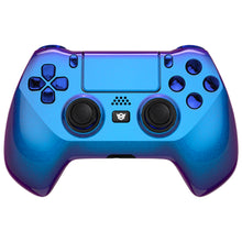 Load image into Gallery viewer, HEXGAMING HYPER Controller for PS4, PC, Mobile- Chameleon Chrome Blue
