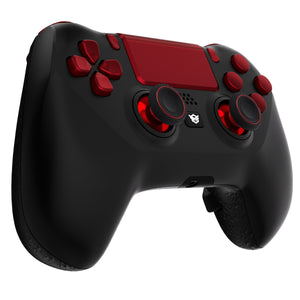 HEXGAMING HYPER Controller for PS4, PC, Mobile - Black Red