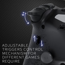 Load image into Gallery viewer, HEXGAMING NEW SPIKE Controller for PS4, PC, Mobile- Black Red
