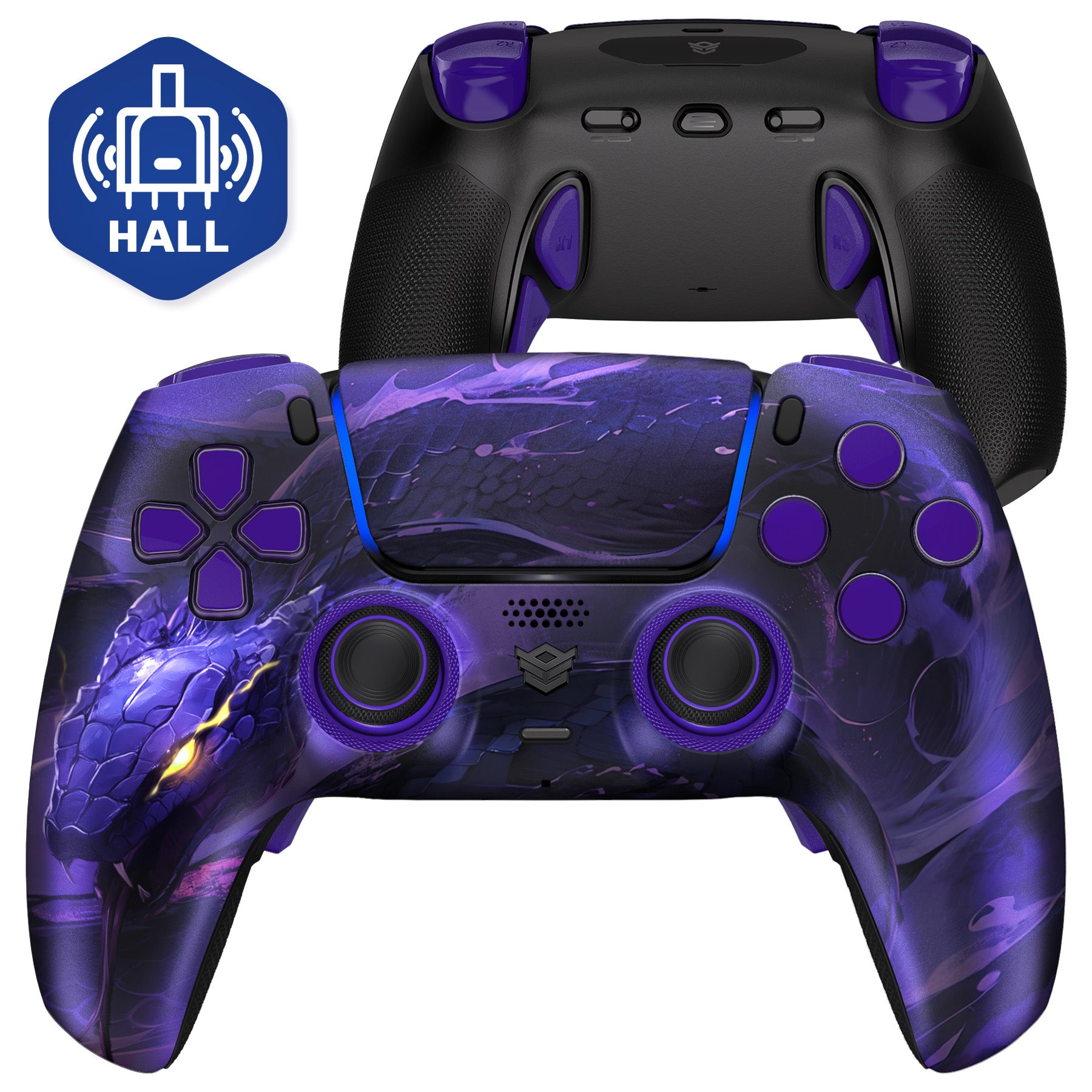 HEXGAMING PHANTOM Controller with Adjustable Triggers for PS5, PC, Mobile - Orochi