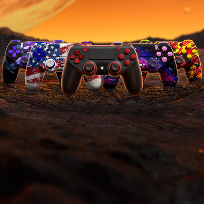 Download Feel the power with an anime-inspired PS4 controller Wallpaper |  Wallpapers.com