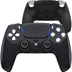 HEXGAMING RIVAL PRO Controller for PS5, PC, Mobile - Graphite Black Silver HEXGAMING