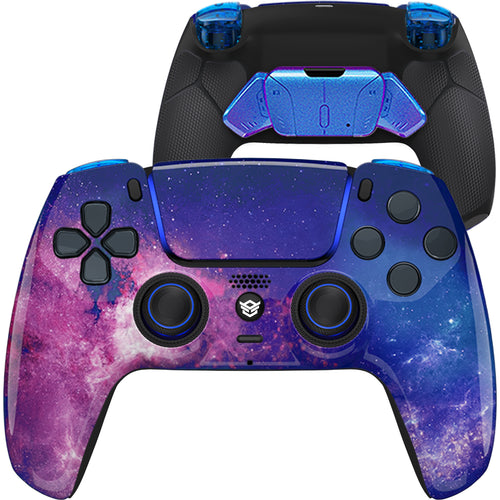 HEXGAMING RIVAL PRO Controller for PS5, PC, Mobile - Purple Galaxy HEXGAMING