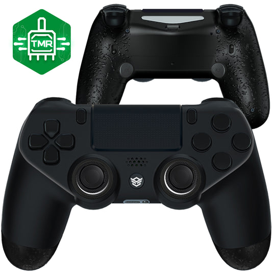 HEXGAMING NEW SPIKE Controller with TMR Joysticks for PS4, PC, Mobile- Mysterious Black