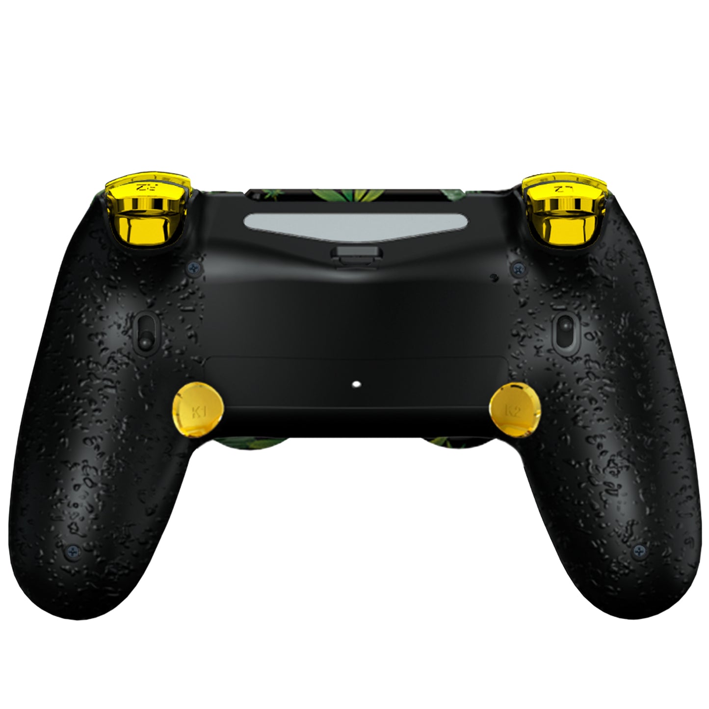 HEXGAMING NEW SPIKE Controller for PS4, PC, Mobile- Green Leaf Gold