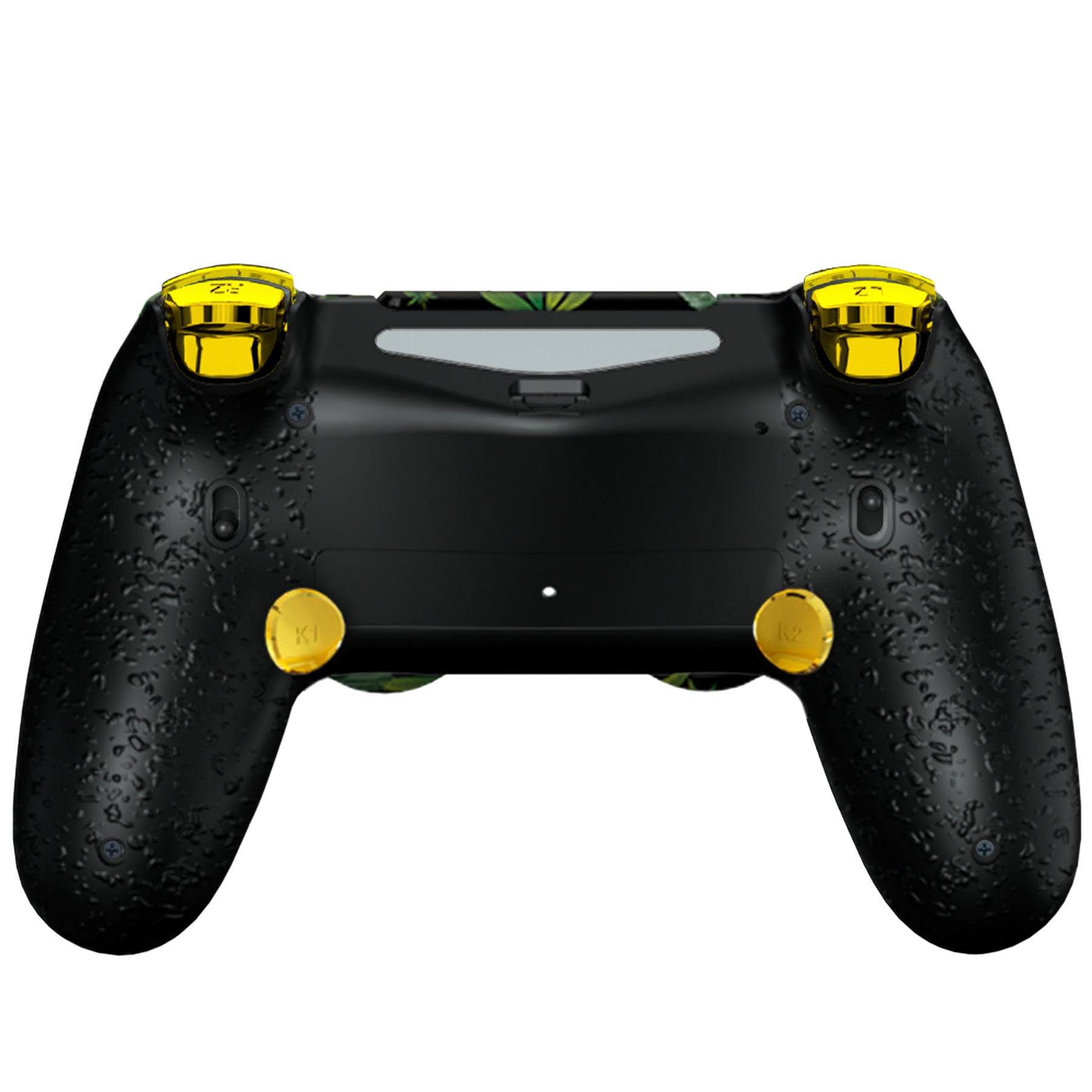 HEXGAMING NEW SPIKE Controller for PS4, PC, Mobile- Green Leaf Gold