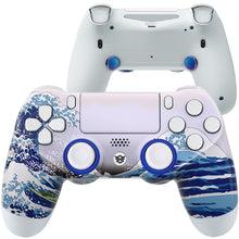 Load image into Gallery viewer, HEXGAMING NEW SPIKE Controller for PS4, PC, Mobile- White Wave
